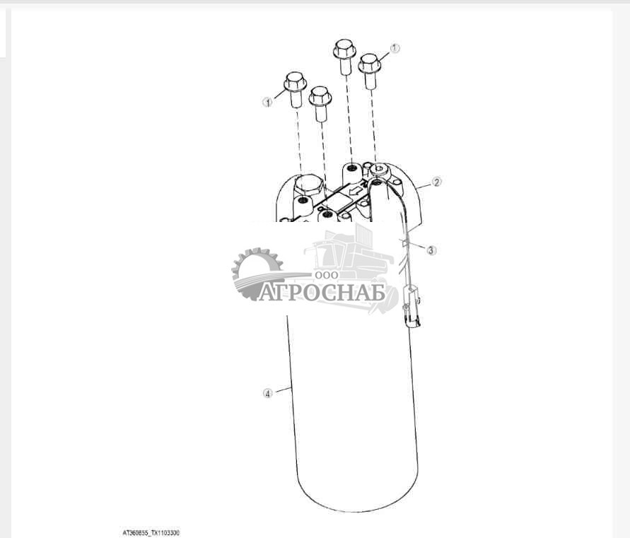 Фильтр гидравлического масла ( 
